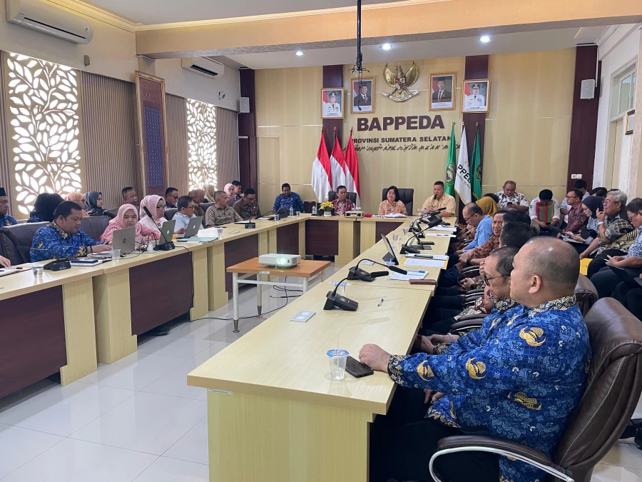 Pembahasan Rencana Usulan Prioritas Pembangunan Kab/Kota Ke Pemerintah Provinsi Sumatera Selatan Tahun 2025.