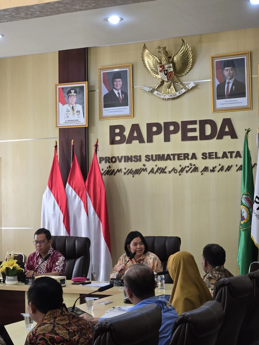 Pembahasan Rencana Usulan Prioritas Pembangunan Kab/Kota Ke Pemerintah Provinsi Sumatera Selatan Tahun 2025.