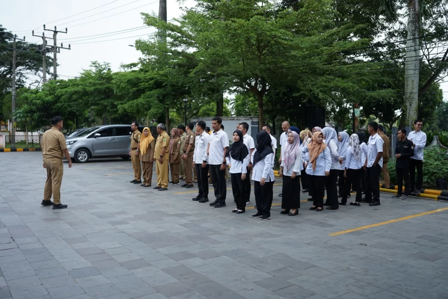 Apel Pagi Rutin Dinas Perumahan dan Kawasan Permukiman Kabupaten Musi Banyuasin