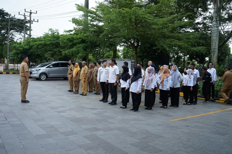 Apel Pagi Rutin Dinas Perumahan dan Kawasan Permukiman Kabupaten Musi Banyuasin