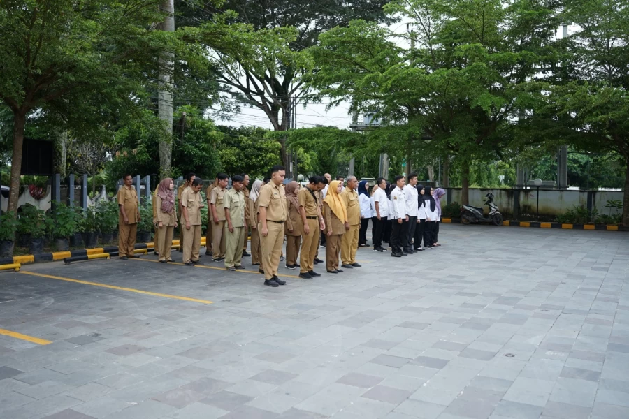 Apel Pagi Rutin Dinas Perumahan dan Kawasan Permukiman Kabupaten Musi Banyuasin