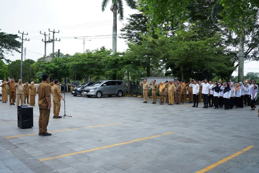 Apel Pagi Rutin Dinas Perumahan dan Kawasan Permukiman Kabupaten Musi Banyuasin