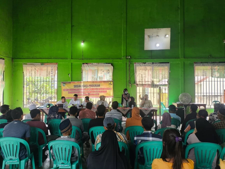 Sosialisasi Program BSPS di kecamatan Lawang Wetan Rabu 14 Mei 2025