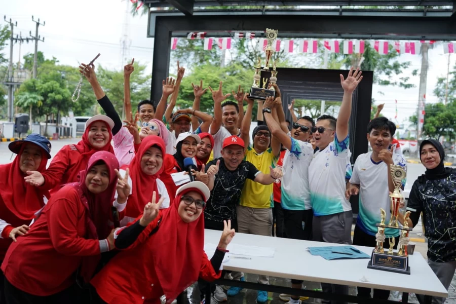 Lomba 17 Agustus di Halaman Dinas PERKIM Muba