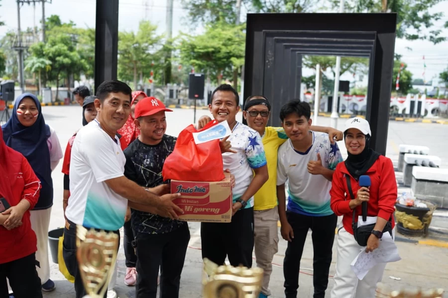 Lomba 17 Agustus di Halaman Dinas PERKIM Muba