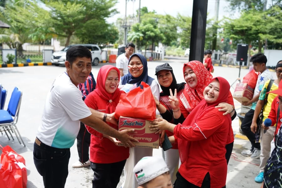 Lomba 17 Agustus di Halaman Dinas PERKIM Muba