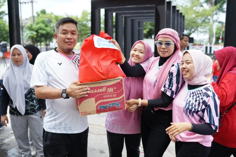 Lomba 17 Agustus di Halaman Dinas PERKIM Muba