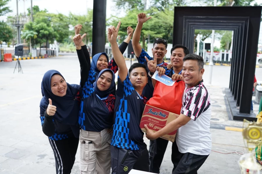Lomba 17 Agustus di Halaman Dinas PERKIM Muba