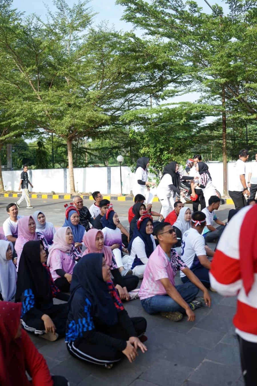 Lomba 17 Agustus di Halaman Dinas PERKIM Muba