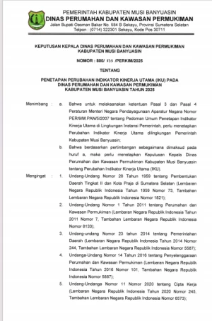 SK PERUBAHAN IKU